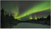 Northern Lights - Northernlights by a river